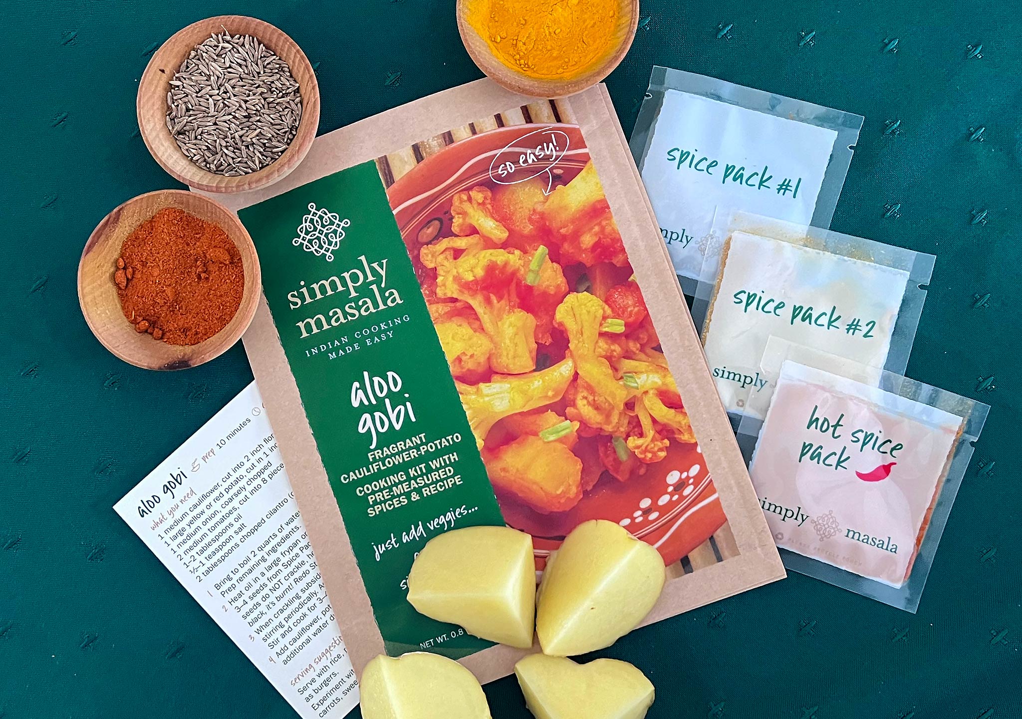Simply Masala Aloo Gobi Spice Kit
