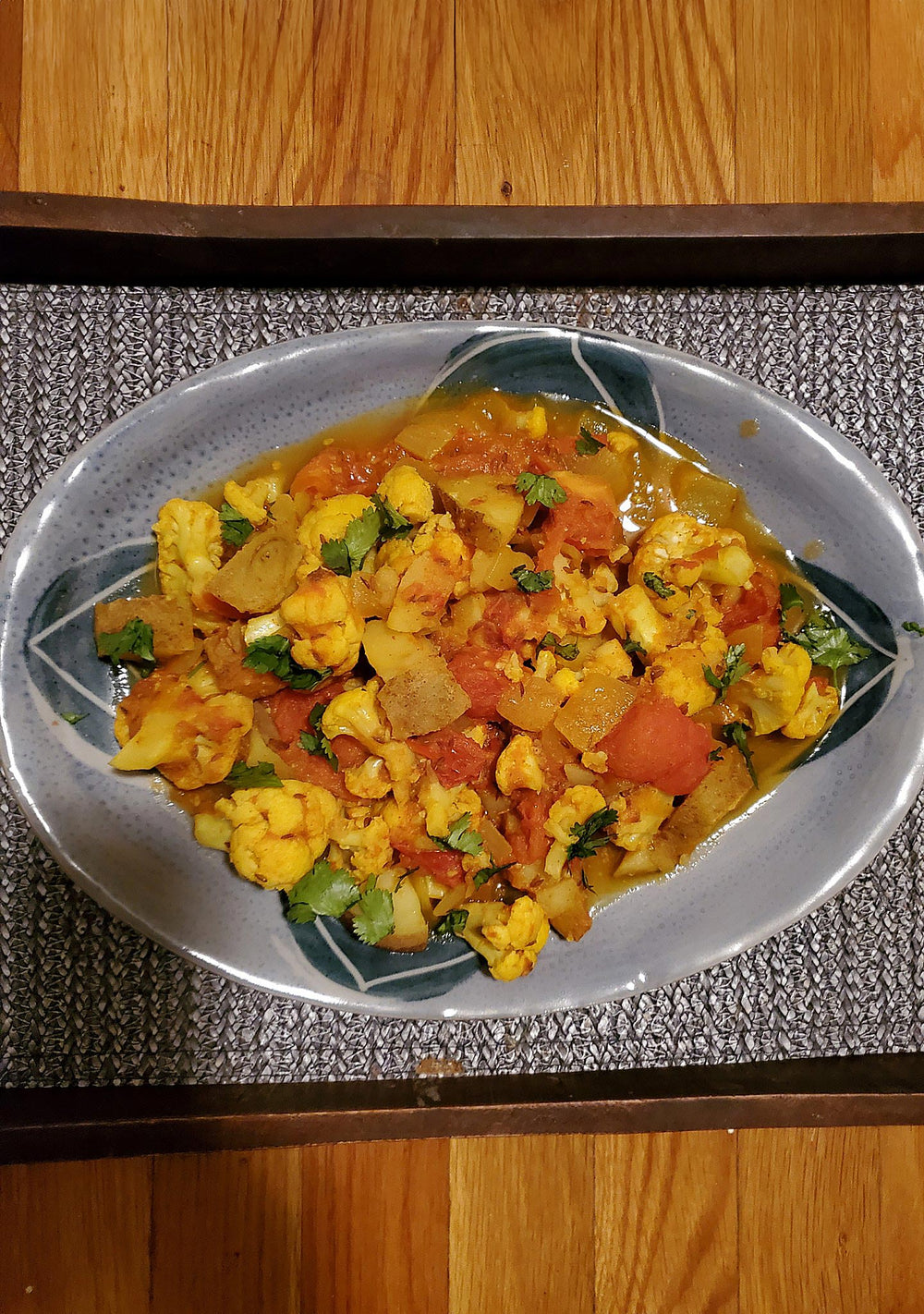 Kathleen prepared Simply Masala Aloo Gobi,  Fragrant Cauliflower Potato