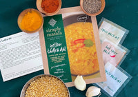 Simply Masala pre-measured spices and recipe package for easy cooking of Indian food