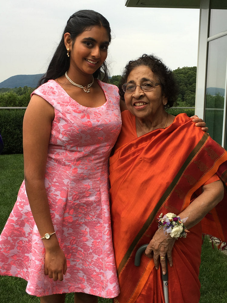 Tara and Grandma Lakshmi, inspiration for Simply Masala Spice Cooking Kits